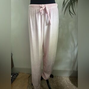 Juicy Couture pink velour sweatpants joggers small